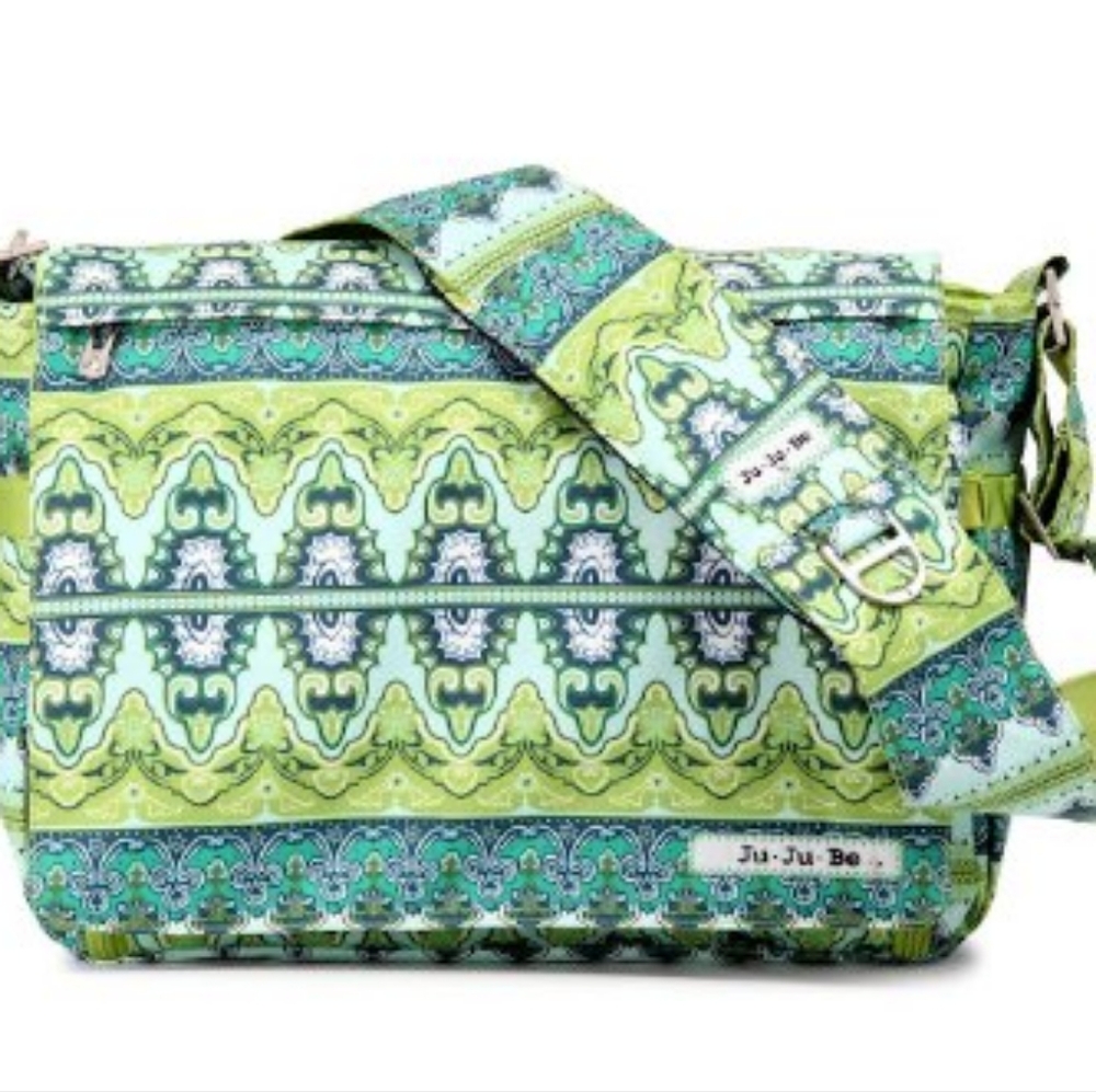 Ju Ju Be "better be" diaper bag in Seaglass